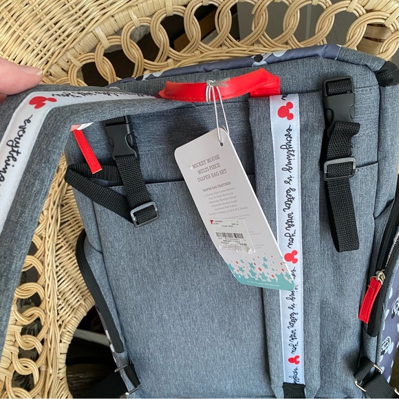 Disney Baby Mickey Mouse Diaper bag NWT - Picture 5 of 13